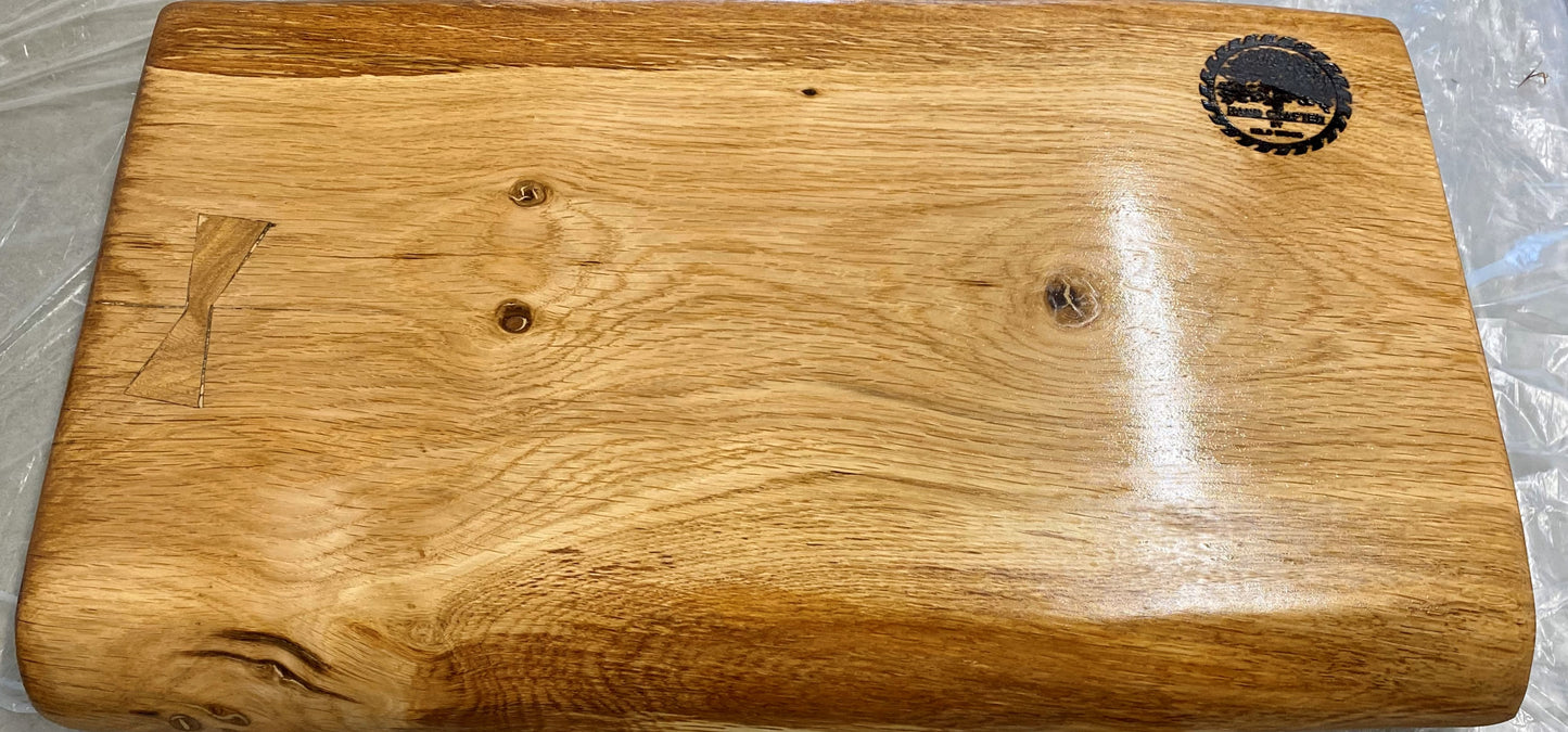 Live Edge Chopping Board with Bow Tie